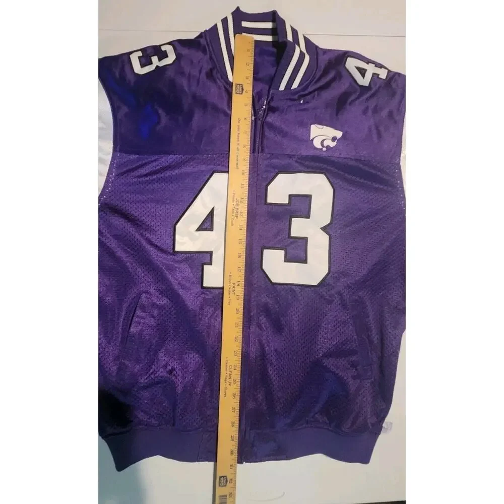 K State Wildcats Extreme Fanz Size 2XL Reversible Jacket Jersey Coat XXL